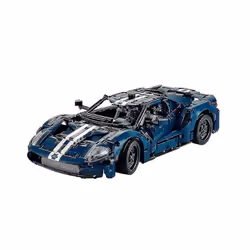 Compatible 42154 Technic 2022 Ford Gt Car Model Kit For Adults To Build, 1:12 Scale Supercar With Authentic