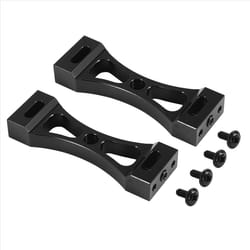 2Pcs Metal Bracket for B1 B14 B16 B24 C14 C24 B36 Mn D90 D91 Rc Car Upgrade Diy Parts Kit,Black