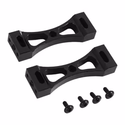 2Pcs Metal Bracket for B1 B14 B16 B24 C14 C24 B36 Mn D90 D91 Rc Car Upgrade Diy Parts Kit,Black