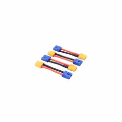 4pcs Male EC3 to Female XT60 XT-60 Connector Adapter Converter Cable 14awg 2in