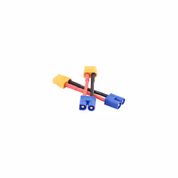4pcs Male EC3 to Female XT60 XT-60 Connector Adapter Converter Cable 14awg 2in