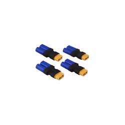 4pcs Female XT60 to Male EC5 Adapter, Male EC5 to Female XT60 Connector Adapter No Wires RC LiPo Battery Connectors