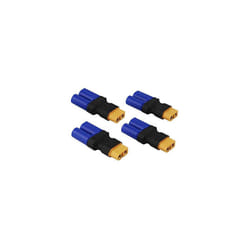4pcs Female XT60 to Male EC5 Adapter, Male EC5 to Female XT60 Connector Adapter No Wires RC LiPo Battery Connectors