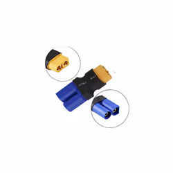 4pcs Female XT60 to Male EC5 Adapter, Male EC5 to Female XT60 Connector Adapter No Wires RC LiPo Battery Connectors