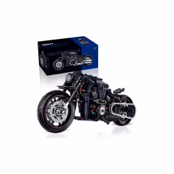 Classic Motorbike Building Model Blocks Technical Moto Racer Bricks Toys Gift