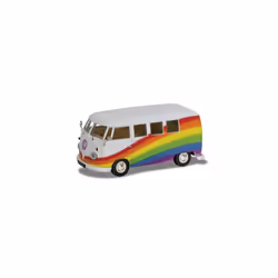 Corgi Volkswagen Campervan Peace Love And Rainbows - 1:43