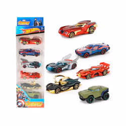 Avengers Alloy Car Model Toy Boy Metal Racing Car 6PCS Kit Gift