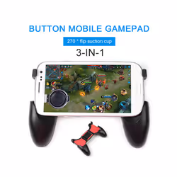 3 in 1 Mobile Game Controller Compatible with Fortnite iPhone/Android Portable Gamepad Mobile Controller Triggers