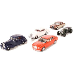 Oxford Diecast 5 Piece Bentley Set - 1:76 Scale