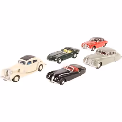 Oxford Diecast 5 Piece Jaguar Collection - 1:76 Scale