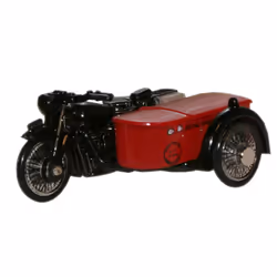 Oxford Diecast 76BSA003 BSA Motorcycle and Sidecar Royal Mail OO Gauge