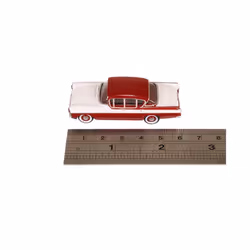 Oxford Diecast 76CRE009 Vauxhall Cresta Venetian Red/Polar White
