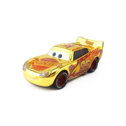 Pixar 2 Cars Queen Top Hat Guard Gold Mcqueen Alloy Toy Model Gift Kid - GoldThice