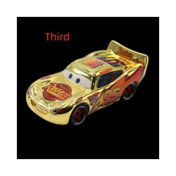 Pixar 2 Cars Queen Top Hat Guard Gold Mcqueen Alloy Toy Model Gift Kid - GoldFirst