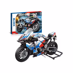 Assembly Expert Puzzle Simulation Motorcycle Building Block Model Motorcycle Building Block