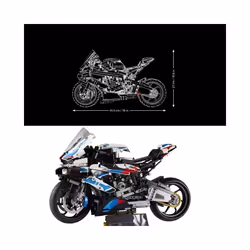 Assembly Expert Puzzle Simulation Motorcycle Building Block Model Motorcycle Building Block