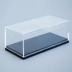 Car Model Display Box Dustproof Integrated Molding HD Transparent No Assembly No Glue