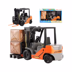New 1:12 Scale Forklift Truck Model Car Construction Vehicle Collection Gift Toy