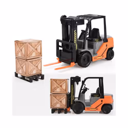 New 1:12 Scale Forklift Truck Model Car Construction Vehicle Collection Gift Toy