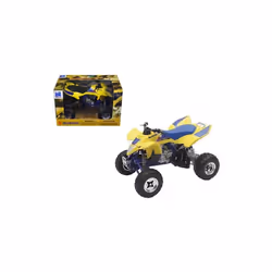 New Ray 43393 Suzuki Quad Racer R450 Yellow Blue ATV Motorcycle 1-12 Diecast Model
