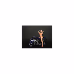 Hot Bike Model Cindy Figurine for 1/12 Scale Motorcycle Models by American Diorama 38373
