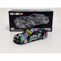 Nissan Skyline GTR R33 HKS V1 1:64 Scale Kaido House Mini GT MGTKHMG129