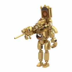 Clock Man Skibidi Toilet Toy Building Blocks, Titan Clock Man Building Blocks, Titan Clock Man Figure Toy, Titan Photographer