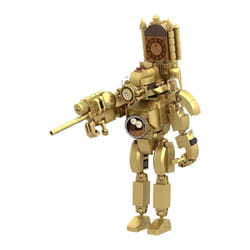 Clock Man Skibidi Toilet Toy Building Blocks, Titan Clock Man Building Blocks, Titan Clock Man Figure Toy, Titan Photographer