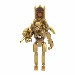 Clock Man Skibidi Toilet Toy Building Blocks, Titan Clock Man Building Blocks, Titan Clock Man Figure Toy, Titan Photographer