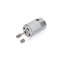 Micro Motor, 6V DC Gear Motor with Two Tooth Heads, RS550 Small High Speed Electric Motor for Electric Toy Car Children Motorcycle,