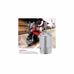Micro Motor, 6V DC Gear Motor with Two Tooth Heads, RS550 Small High Speed Electric Motor for Electric Toy Car Children Motorcycle,