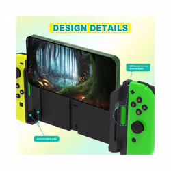 Mobile Game Controller Gaming Grip Handle Adapter Fit For Nintend Switch/Oled Joy-Con for IOS Android Mobile Phone Gaming Holder