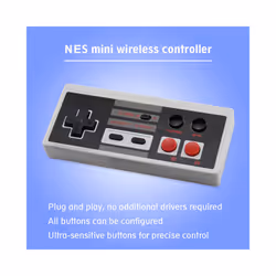 2.4GHz Wireless Controller Joystick for NES Mini Classic Game Console Gamepad