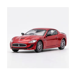 Diecast 1:64 Scale Maserati GT Sports Car Simulation Alloy Die-cast Coupe Supercar Red Car Model Collectible - A