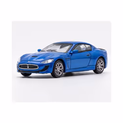 Diecast 1:64 Scale Maserati GT Sports Car Simulation Alloy Die-cast Coupe Supercar Red Car Model Collectible - A