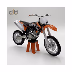 Diecast Model Toy 1:12 350 SX-F Dirt Bike Miniature Motorcycle Replica