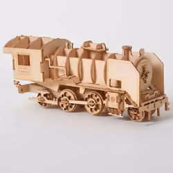 Steampunk train Puzzle Wooden toys Models Car Toy Montessori games Assembled Model Kit puzzles for adults XMAS Gift