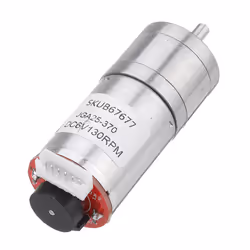 DC 6V Micro Gear Reduction Motor with Encoder Speed Dial Reducer - 130RPM