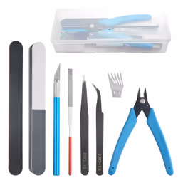 Professional 8 PCS Gundam Model Tools Kit Modeler Basic Tools Craft Set Hobby Building Tools Kit for