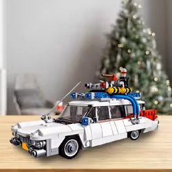 Desktop Building Block Model Car Ghostbusters Ecto-1 Educational Collectible Toy
