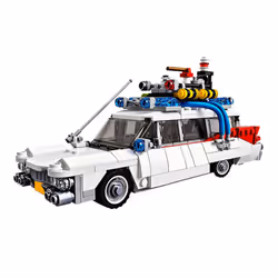 Desktop Building Block Model Car Ghostbusters Ecto-1 Educational Collectible Toy