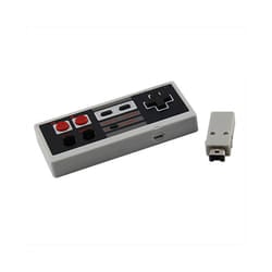 Wireless Receiver Game Controller 2.4GHz Joystick Gamepad for Nintendo Entertainment System for NES Mini Classic Edition