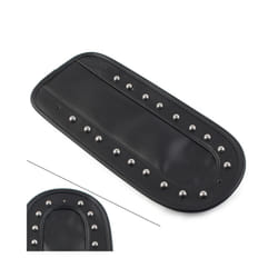 Motorcycle Black PU Leather Rear Fender Bib Solo Seat For Harley Davidson Heritage Softail FLST 2006-2017
