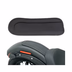 Motorcycle PU Leather Rear Fender Bib for Solo Seat For Harley Davidson FX FXR Softail 1984-2006