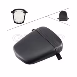 Motorcycle Black Rear Passenger Pillion Seat For Yamaha YZF R6S 2006 2007 2008 2009 YZF R6 2003 2004 2005