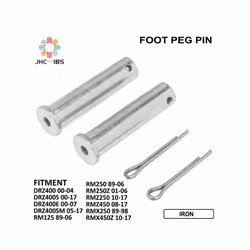 For SUZUKI DRZ400 DRZ400S DRZ400E DRZ400SM RM125 RM250 RM250Z RMZ 250 450 RMX450 RMX450Z Motorcycle Iron Foot Peg Footpegs Pi ...