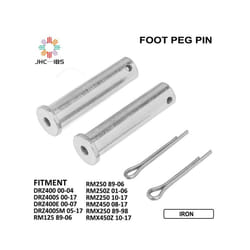 For SUZUKI DRZ400 DRZ400S DRZ400E DRZ400SM RM125 RM250 RM250Z RMZ 250 450 RMX450 RMX450Z Motorcycle Iron Foot Peg Footpegs Pin