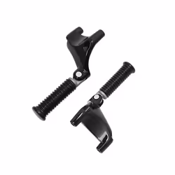 Motorcycle Black Rear Passenger Footrests Foot Pegs Pedal Mount For Harley Sportster Iron XL 883 1200 Forty-Eight 2004-2013 2012
