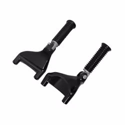 Motorcycle Black Rear Passenger Footrests Foot Pegs Pedal Mount For Harley Sportster Iron XL 883 1200 Forty-Eight 2004-2013 2012
