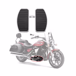 Front or Rear Floorboard Footboard For Honda VTX 1800 1300 Suzuki VL800 VL400